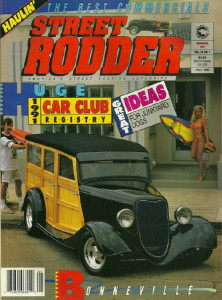 STREET RODDER 1991 JAN - POWER WINDOR INSTALLED, BONNEVILLE SPEED TRIALS